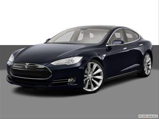 2013 Tesla Model S Front angle medium view